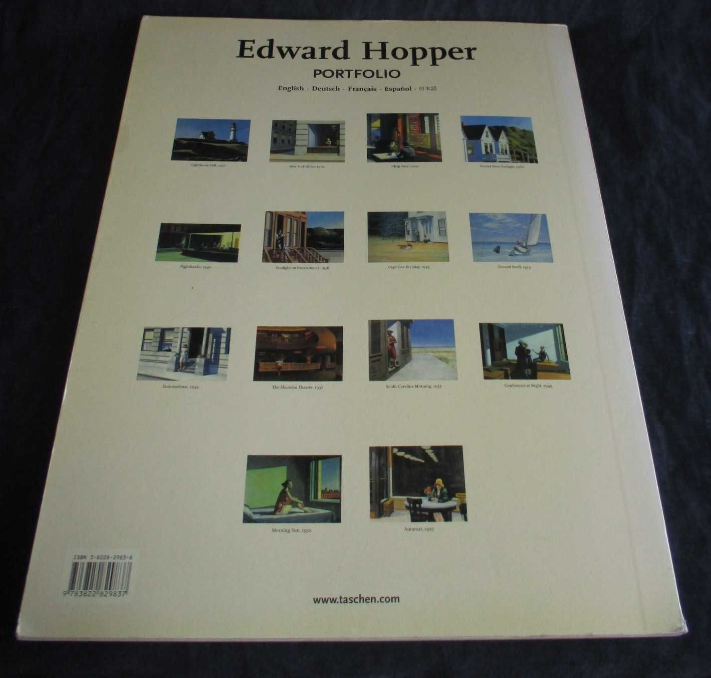 Livro Edward Hopper Taschen Portfolio