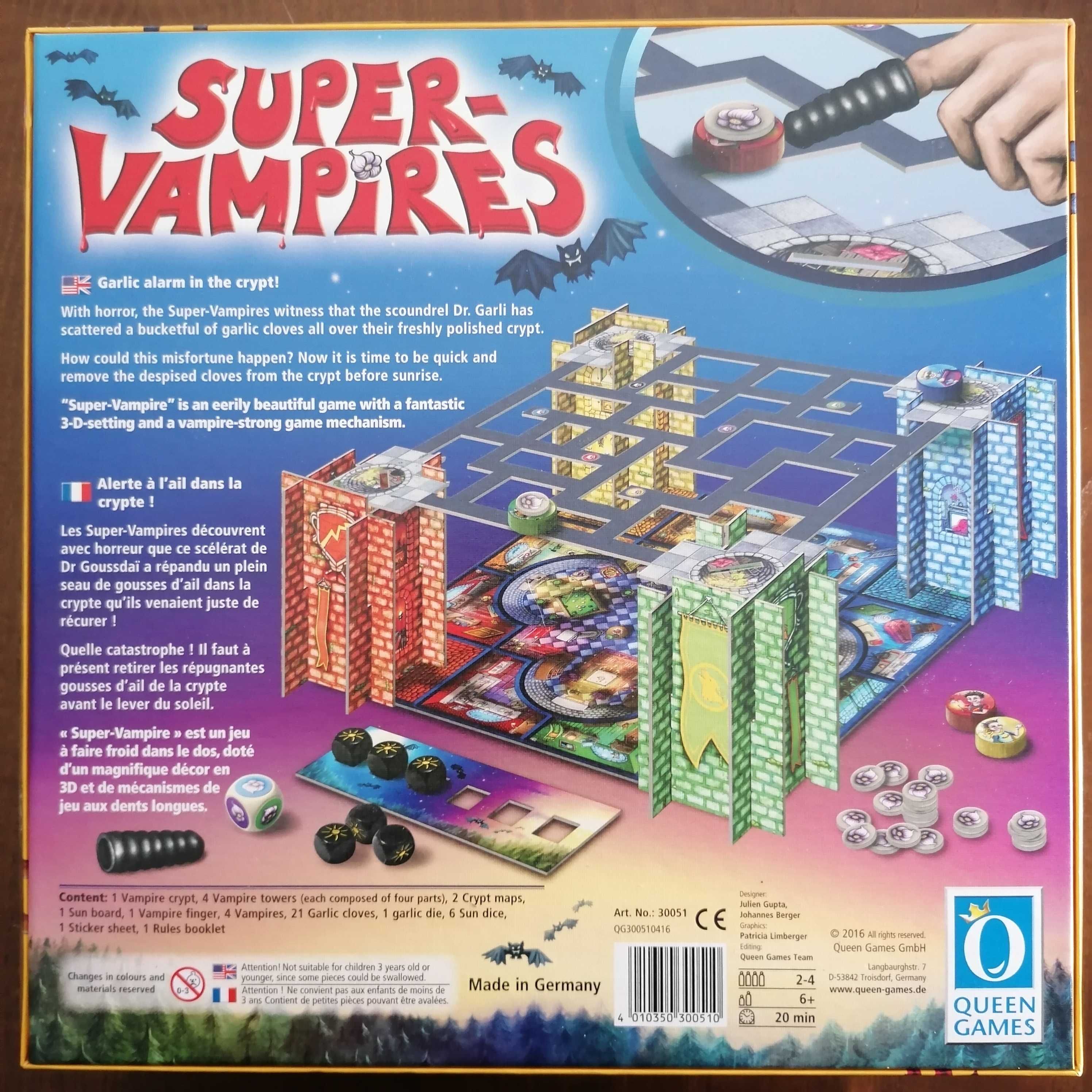 Super-Vampire - jogo de tabuleiro