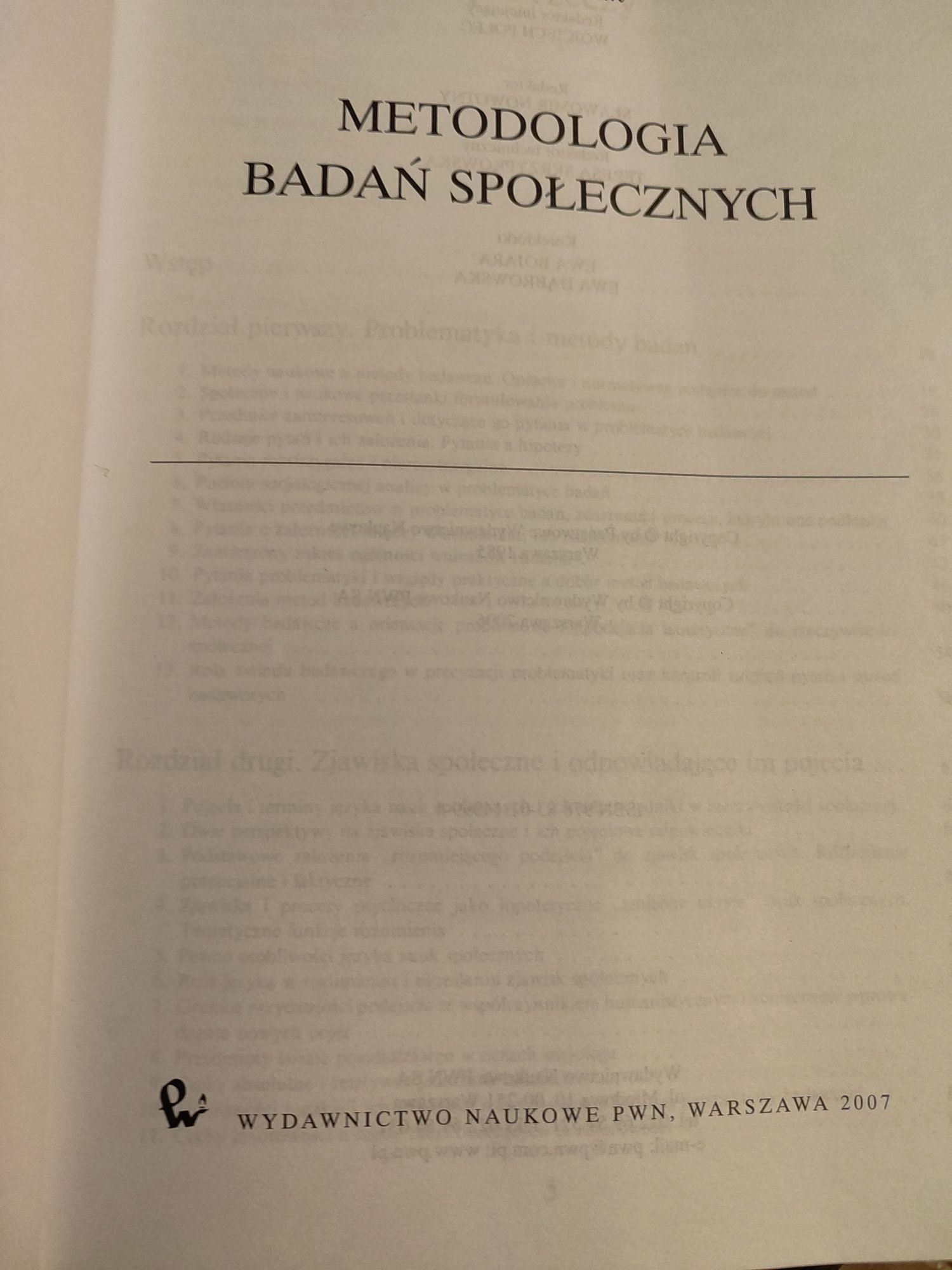 Książka " Metodologia badań społecznych"Stefan Nowak