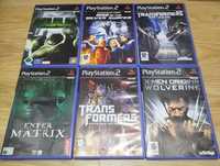 6 gier PS2 Matrix, X-Men, Transformers, Fantastic Four, Hulk