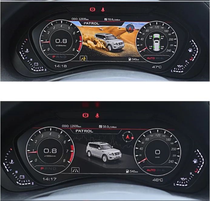 Nissan Patrol приборная панель LED (Канада)