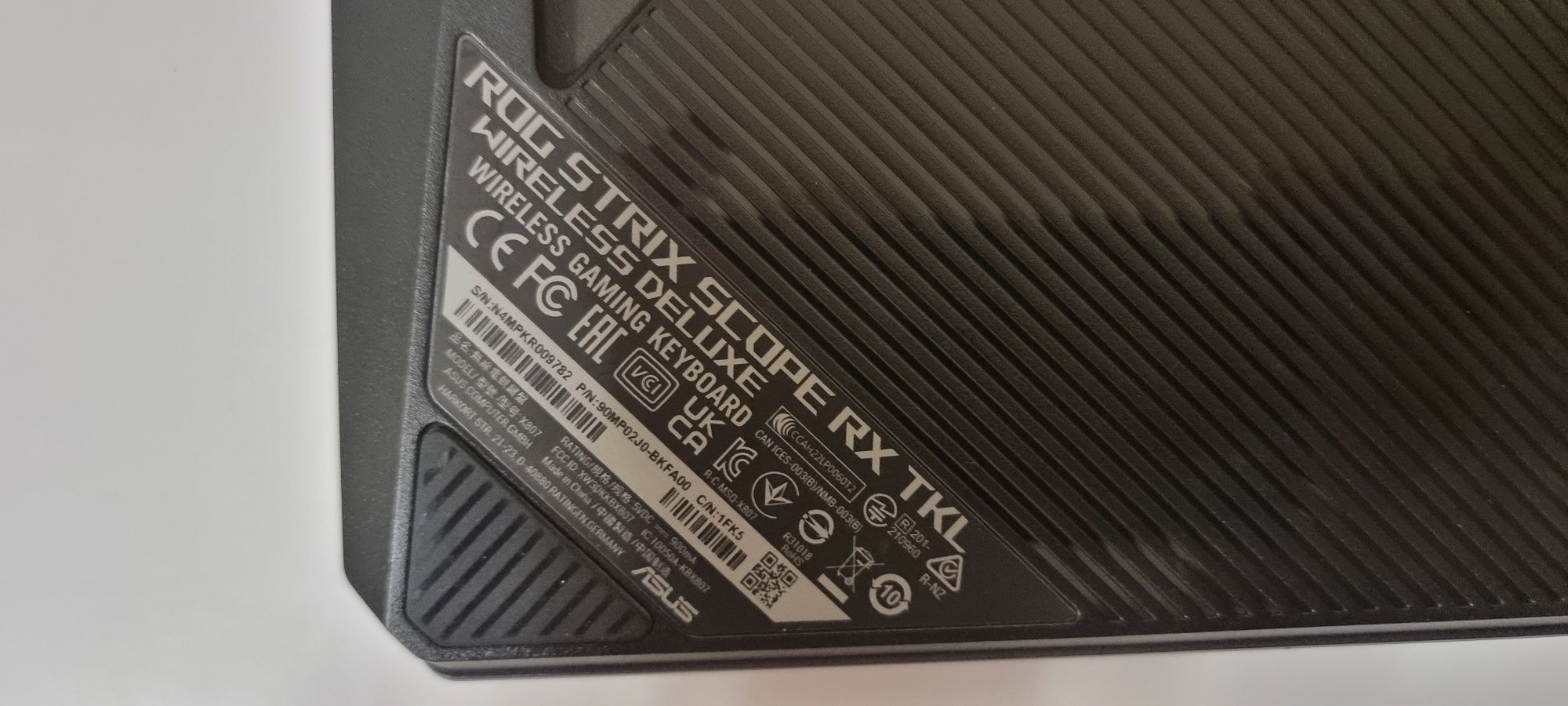 Klawiatura ASUS ROG Strix Scope RX TKL DX Wireless