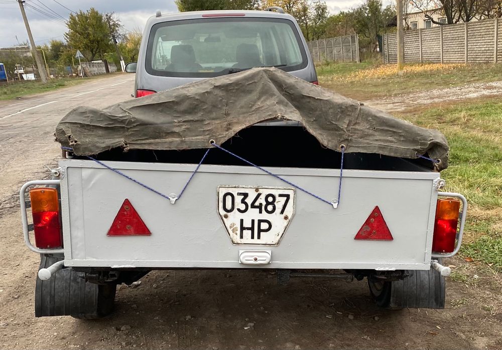 Прицеп КРАЗ-8138 после полного капремонта, с тентом и с дугами