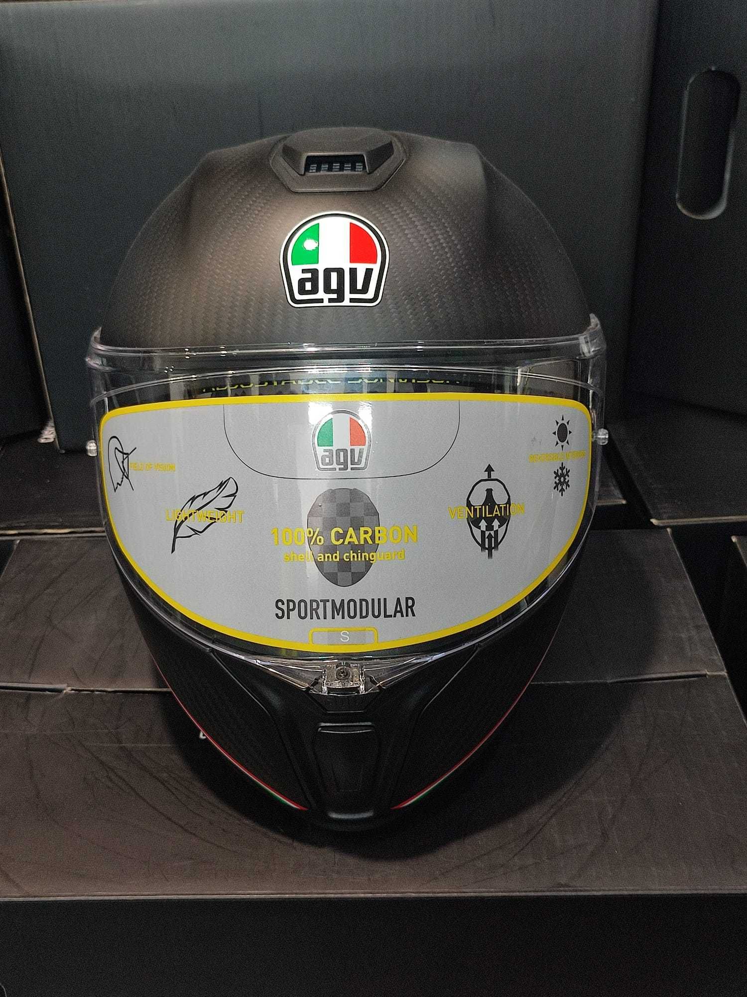 Kask AGV Sportmodular Tricolore 'XS 'S najlżejszy kask szczękowy!!