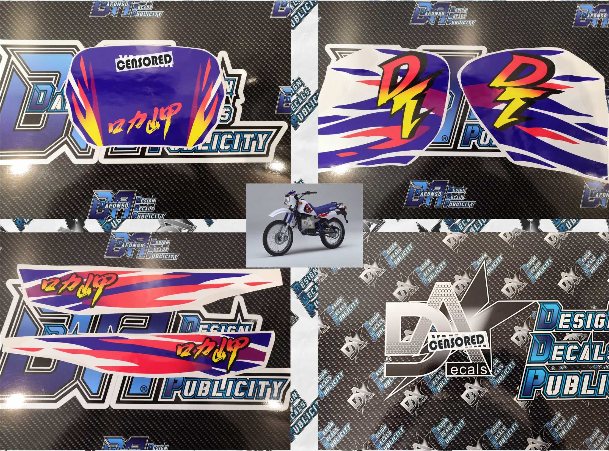 Autocolantes Yamaha DT 50  -- 1998