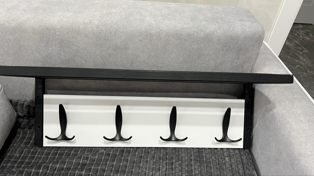 Вішак в коридор,вішак для одягу,вішак з полкою