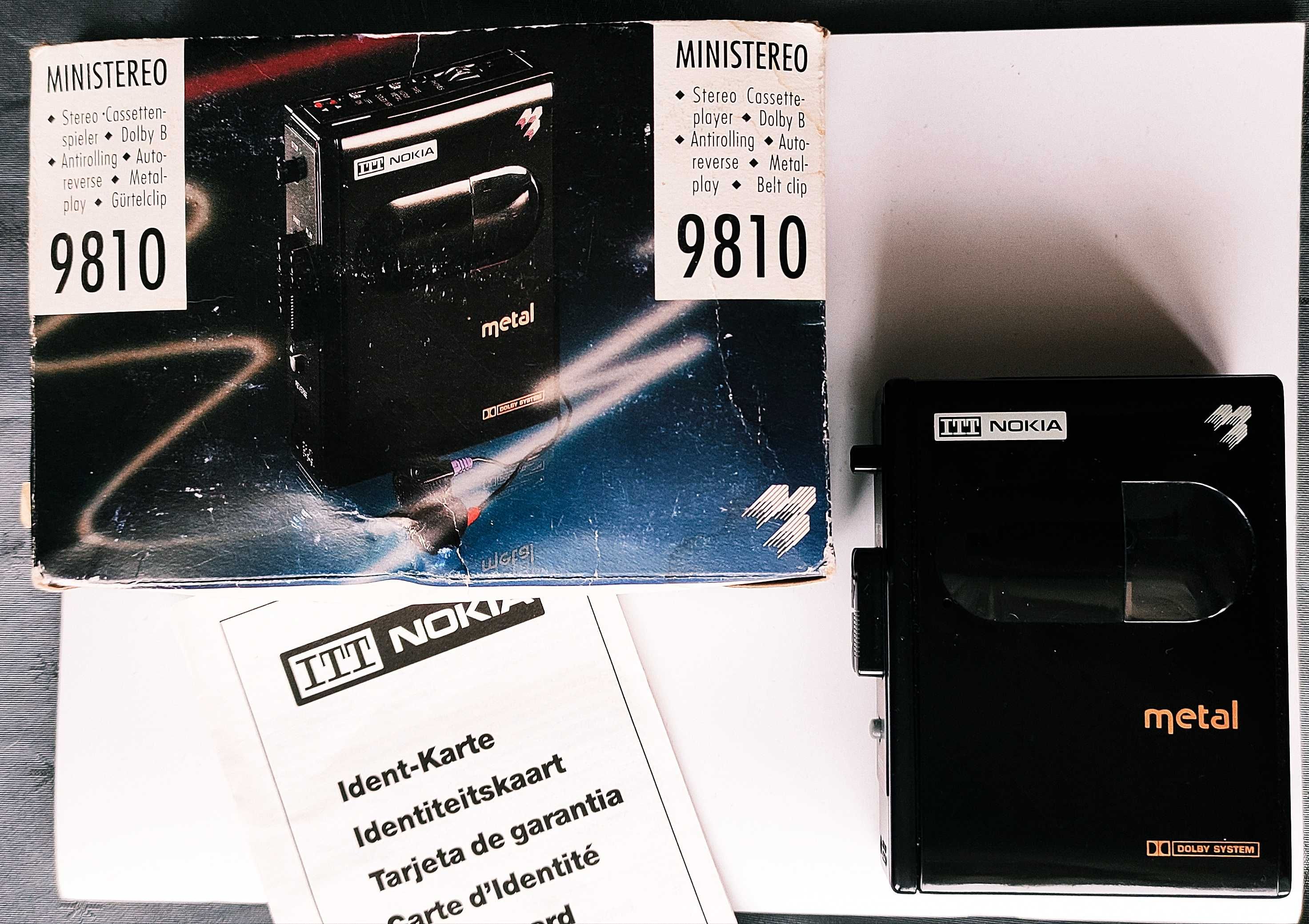 Walkman ITT Nokia Flirt 9810 Dolby Metal Autorevers stan idealny