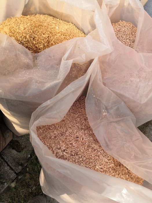 Trociny oraz wióry.