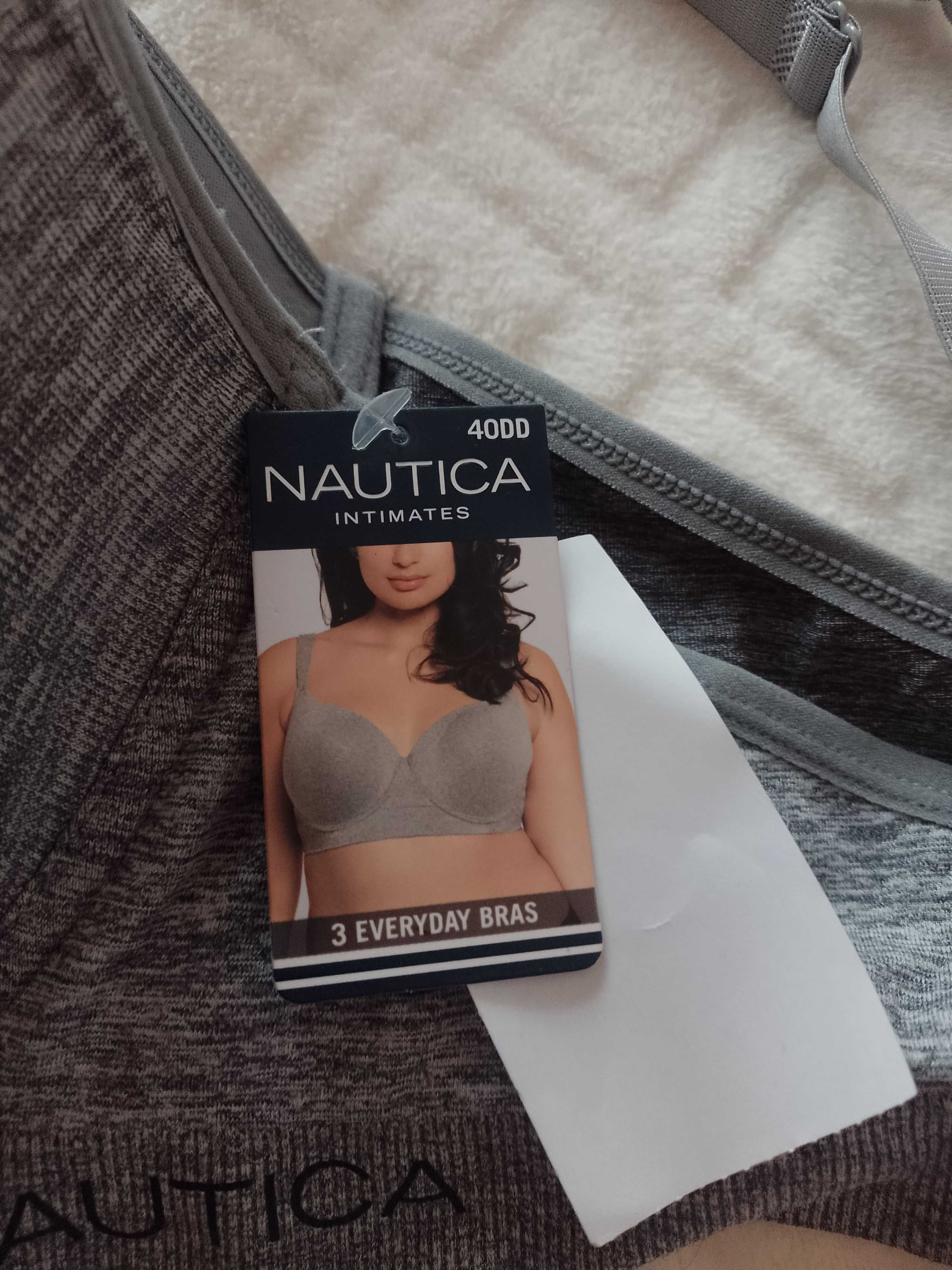 (90DD/90E) Nautica/ Szary biustonosz z Wiednia, NOWY