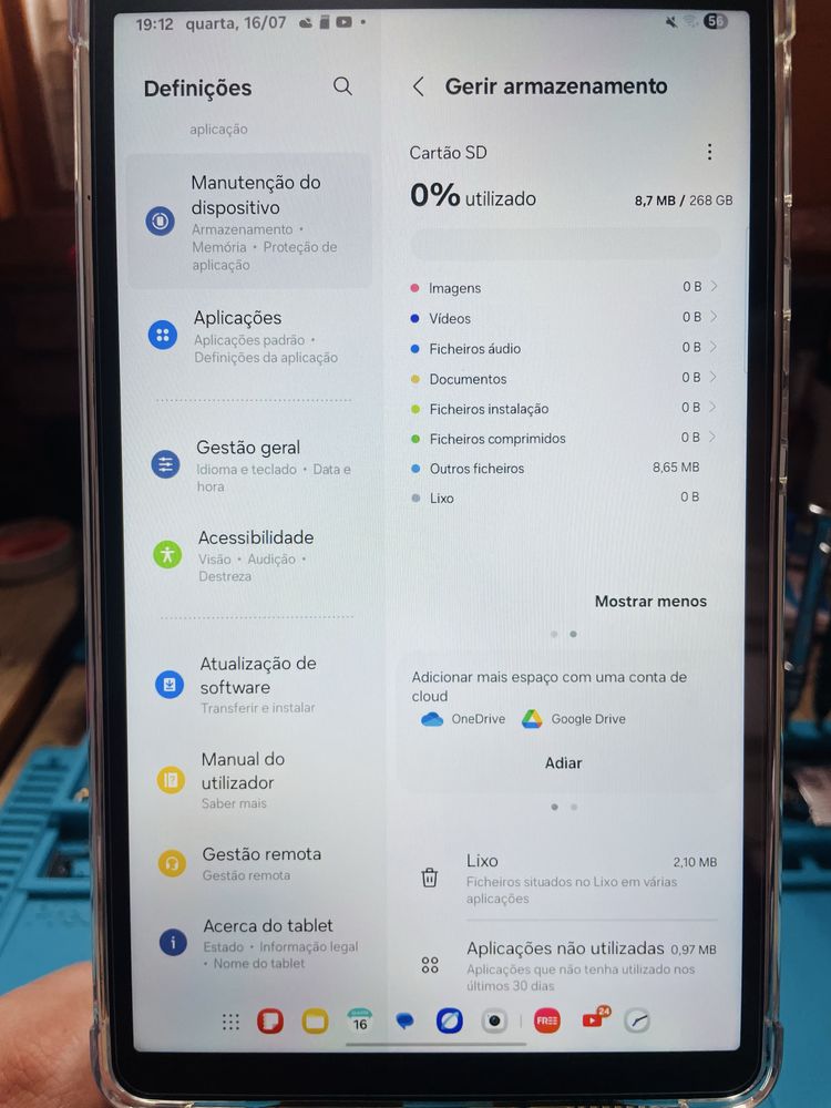 Tablet samsung galaxy A9 320GB