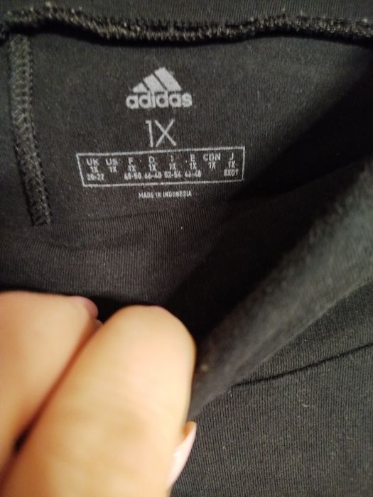 Legginsy damskie bawełniane Adidas rozmiar XL stan idealny