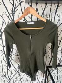 FB khaki body zip prążkowane rozm. 38