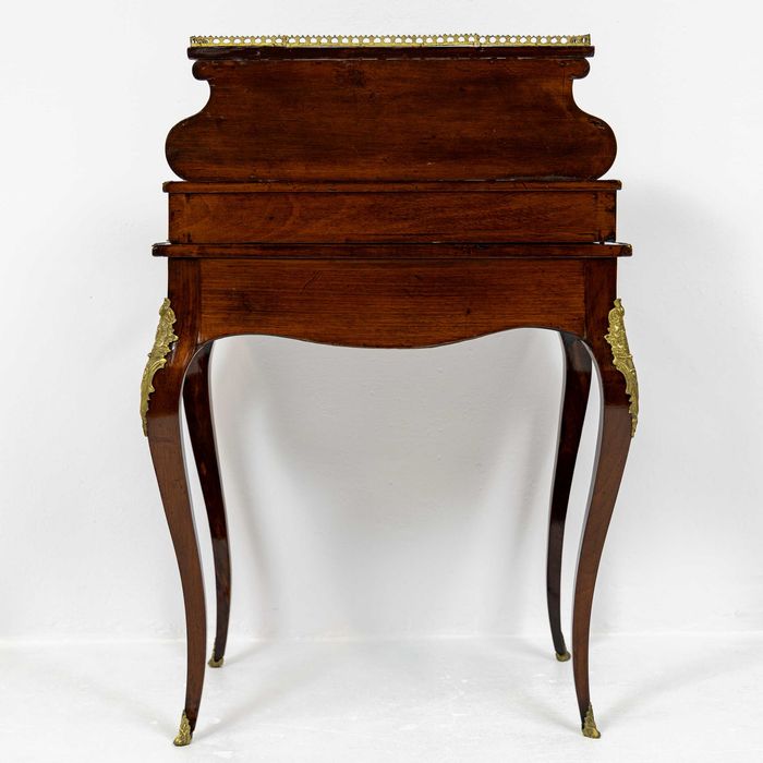 Damski sekretarzyk biurko Ludwik XV antyk Francja stare palisander