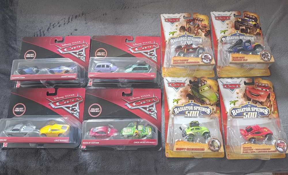 Auta samochody Mattel cars