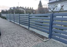 Sztachety metalowe panele poziome