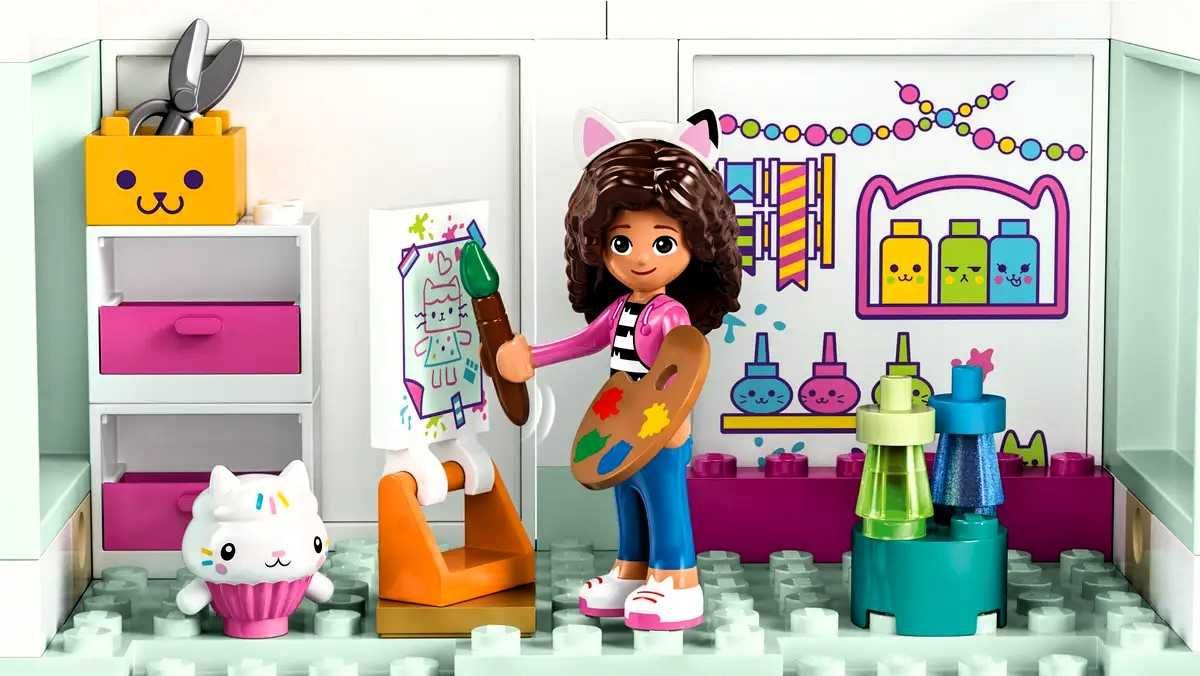 Nowość! Zestaw dla dzieci LEGO Koci domek Gabi Bajka Gabby's Dollhouse
