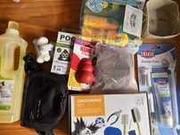 Kit de cuidados para cão