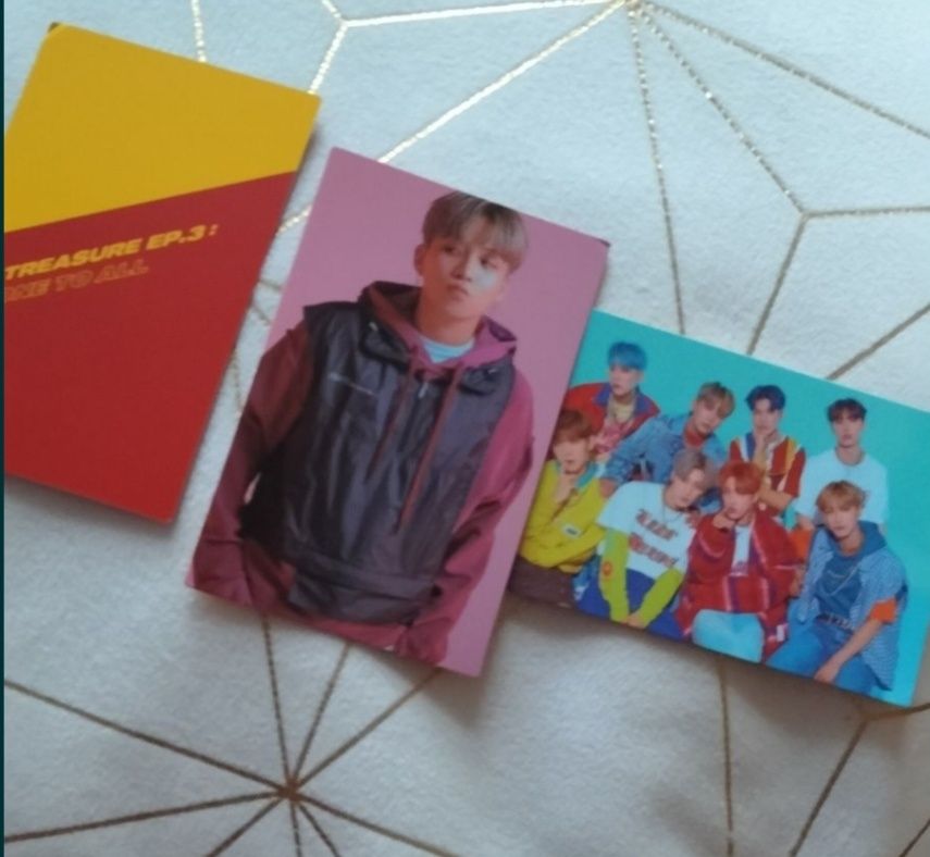 Z kartami ATEEZ treasure EP.3 one to all album płyta CD kpop