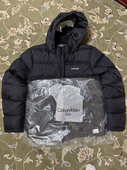 Куртка Calvin Klein Golf Rivington Padded Black Jacket