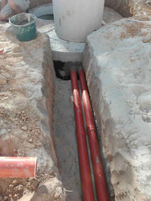 Канализация для дома|Выгребная яма|Септик|Земляные работы!