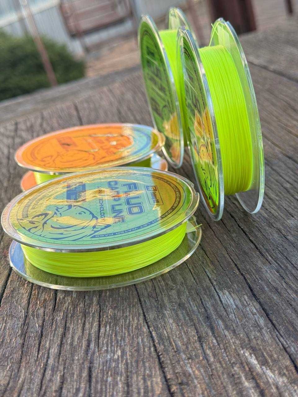 Жилка/ліска/леска FR Fluoro Carp 350м салатова/зелена/яскраво-зелена