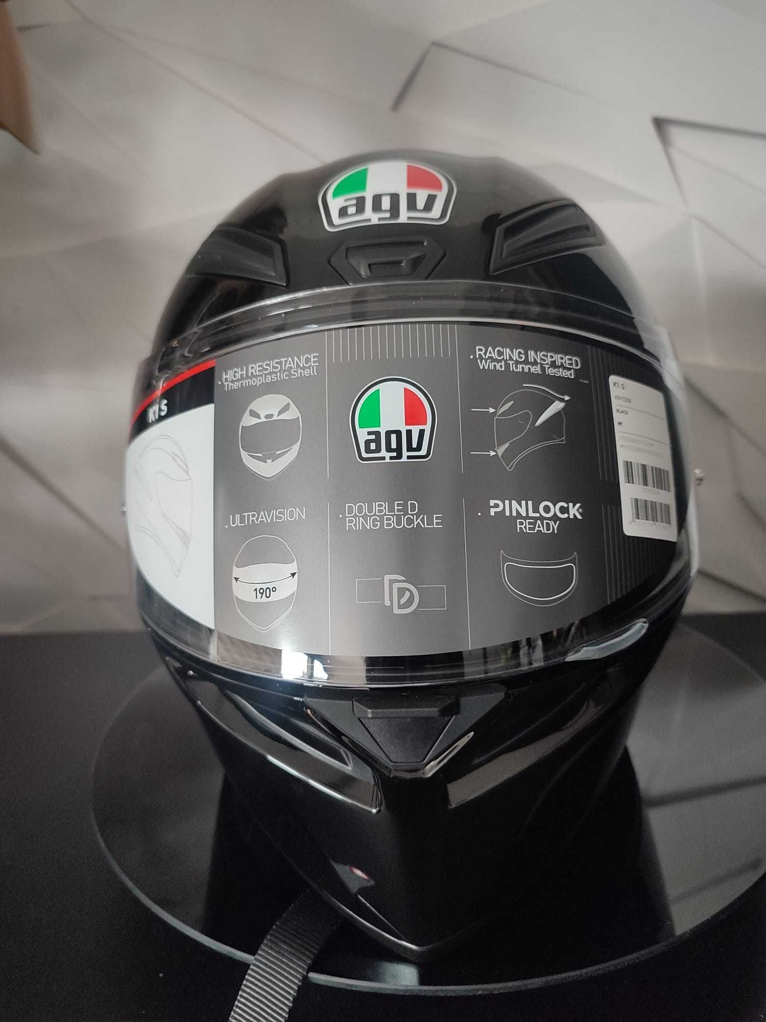 KASK AGV K1 S Czarny połysk 'XS 'S`M 'L 'XL raty 0%
