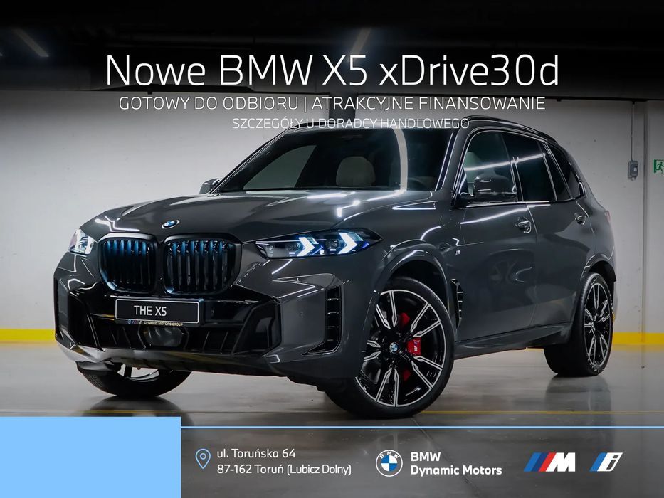 BMW X5 xDrive30d 298 KM mHEV - Panoramiczny Dach - Kamera 360 - Hak!