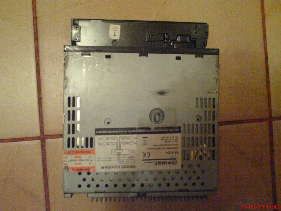 Radio stereo do auta FirstAustria FA-4124 CD, MP3, USB,