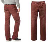 Spodnie JOHN DEVIN / r. 34/34 + sweter RAINBOW r. S