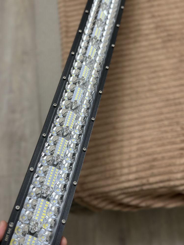 Лед балка, led bar, дальнє світло, вигнута, 130 см,лед бар