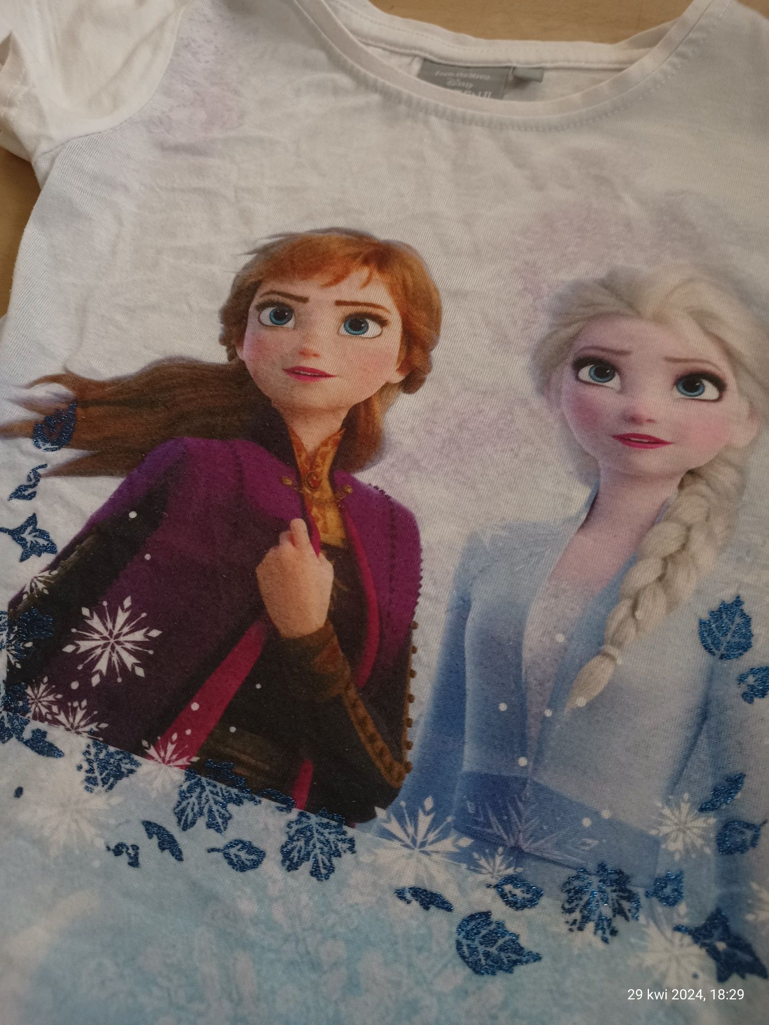 Bluzka bluzeczka T-shirt koszulka Elsa i Anna Disney Frozen II