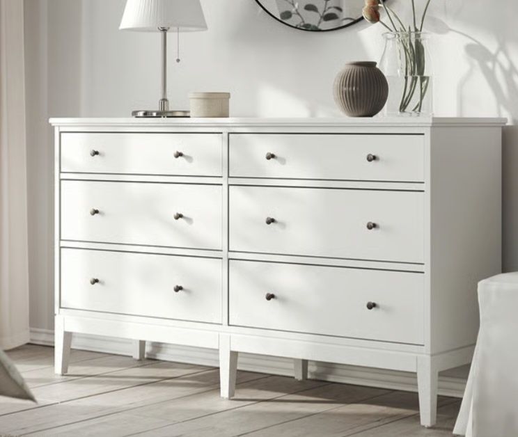 Biała Komoda szafka Idanas Ikea