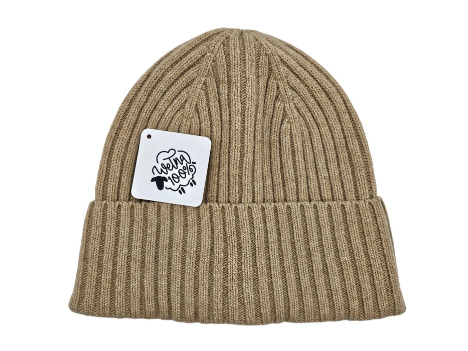 Czapka damska męska unisex 100%wełna