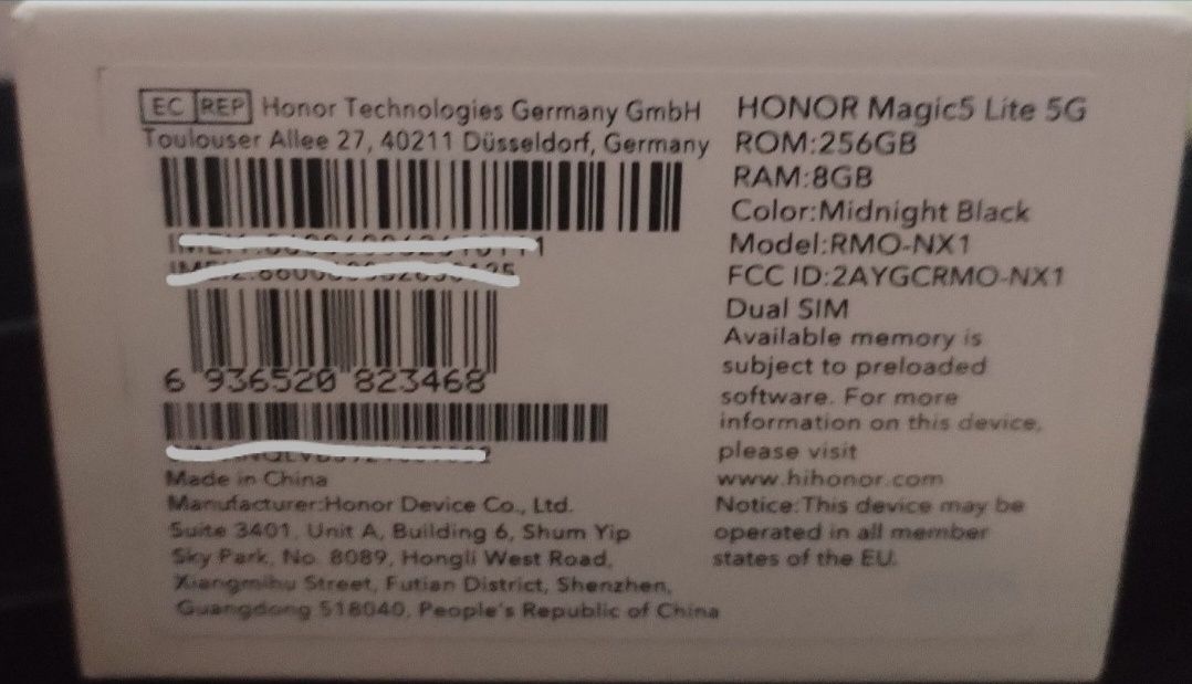 Telemóvel Honor Magic5 Lite