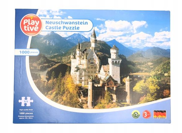 Puzzle Zamek Neuschwanstein 1000 68 X 48 Cm