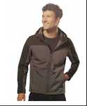 Kurtka męska kaptur SOFTSHELL Seven FOR Seven rozmiar L szara nowa