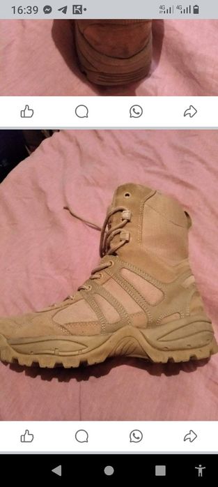 Продам новый рюкзак,берцы б/у в отличном состоянии