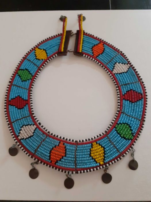 Colar vintage Masai missangas