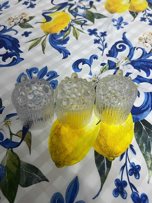 Garrafa de Vidro Lapidado com Rolha + 3 Copos – Conjunto Vintage