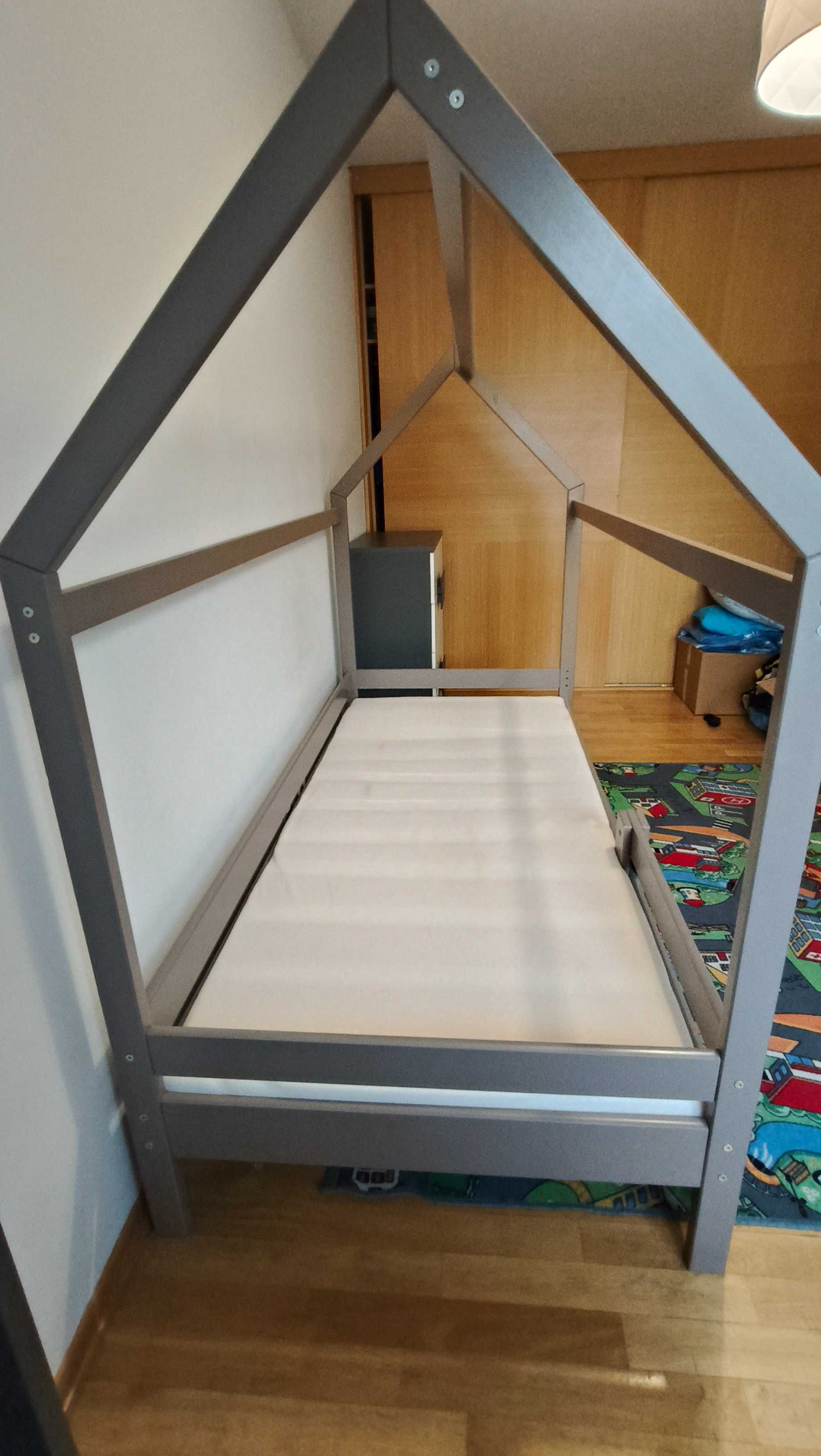 Łóżko DOMEK dla dziecka 90X200 plus materac GRATIS