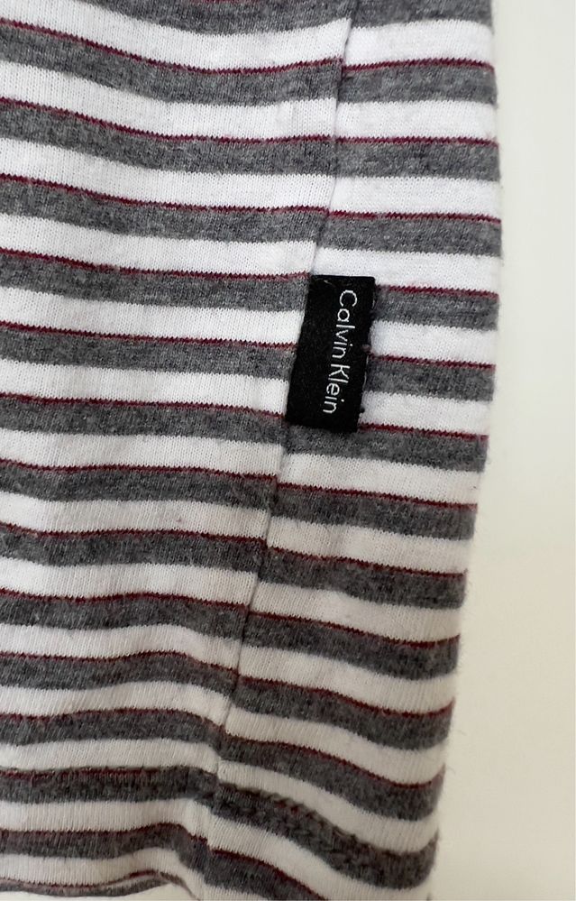 Calvin Klein koszulka w paski S