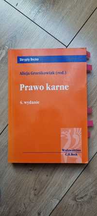 Prawo karne  4 wydanie Alicja Grześkowiak