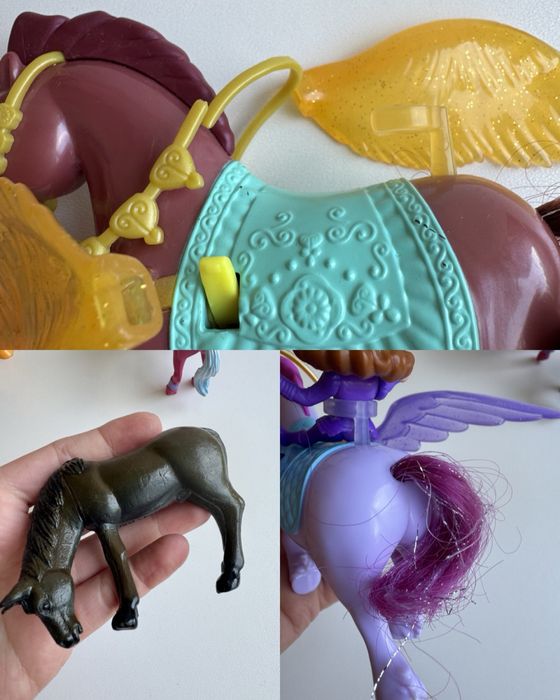 Фигурки игровые пегас и девочки наездницы Mattel