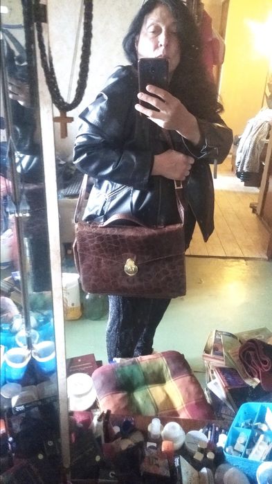 Сумка портфель Италиянатур кожа под крокодила