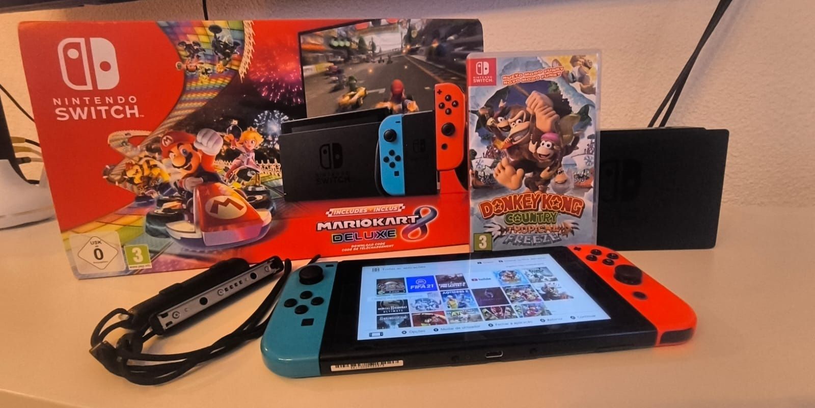 Vendo Switch 1 c Jogos