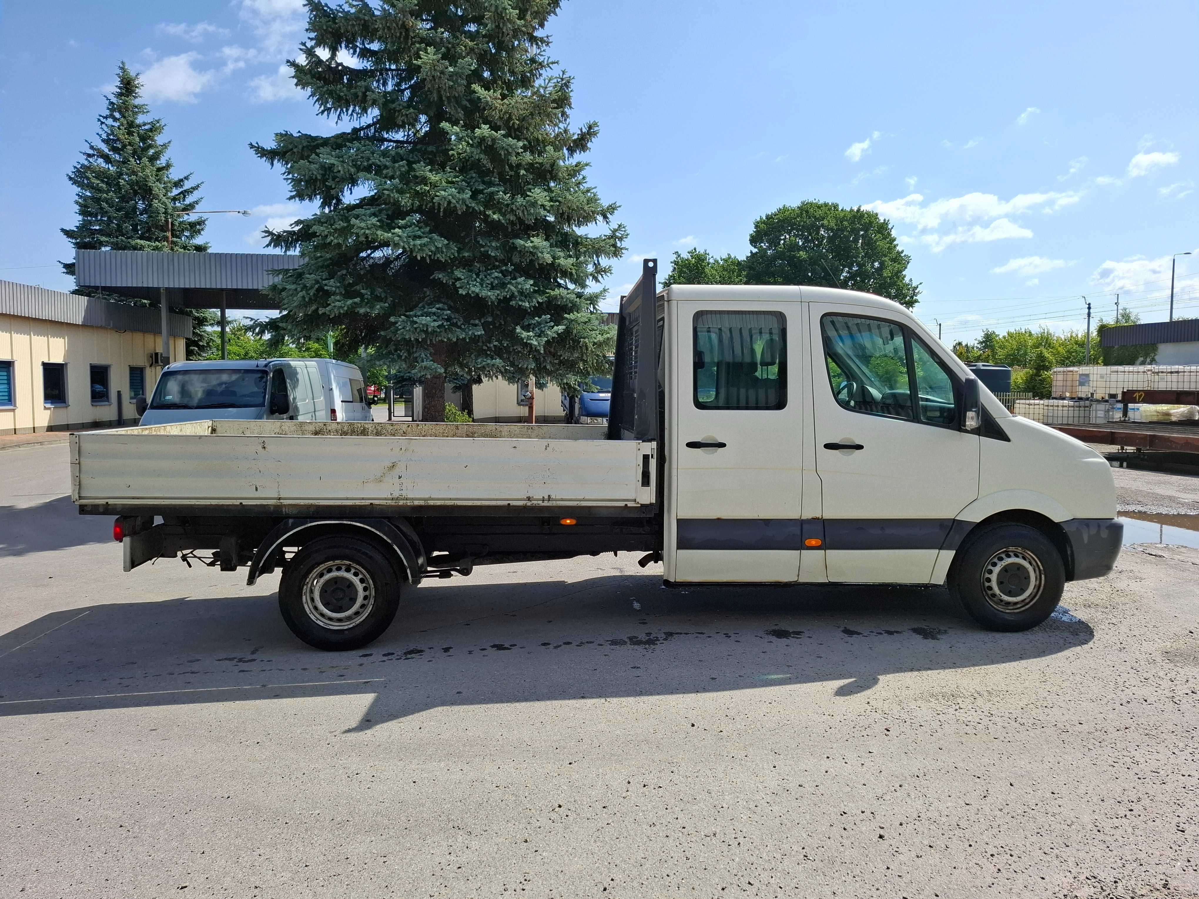 Volkswagen Crafter, Skrzynia, 6-osób, wersja Max, 2.5TDI 110KM,  FV23%