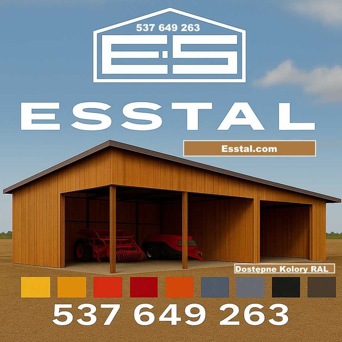 Carport - BLASZAK  | Garaż Blaszany| Wiata |Schowek|Wiatka – ESSTAL*