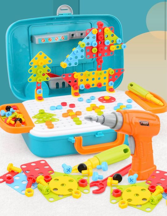 Мозаїка / розвиваюча ігра / ігрова машинка / машинка /дитяча дриль /