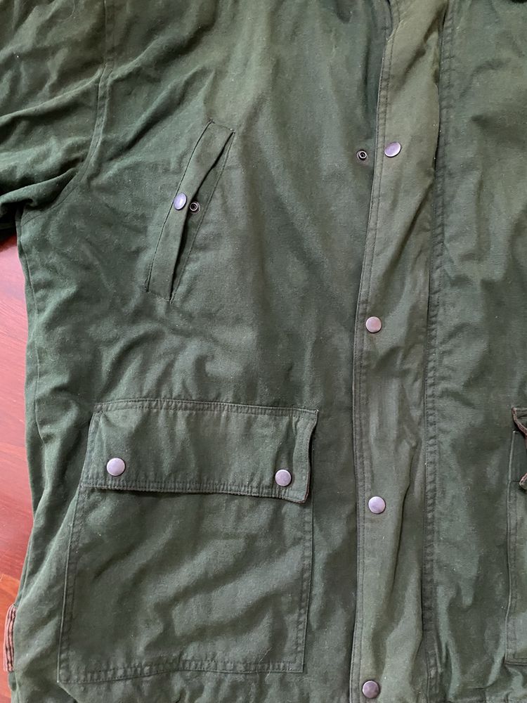 Parka homem verde