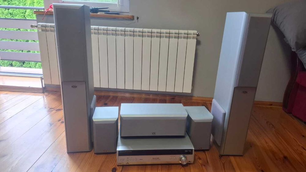 Kino domowe Eltax hollywood mk3 z wzmacniaczem PANASONIC SA-HR45